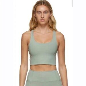 Girlfriend collective Paloma Sports Bra Sage green Racerback Full coverage